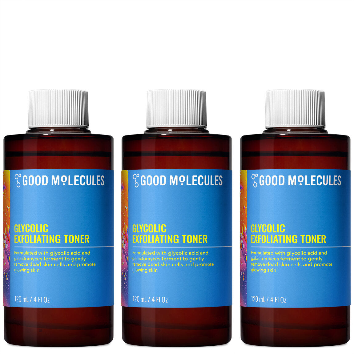 Glycolic Exfoliating Toner - 120ml (3-Pack)